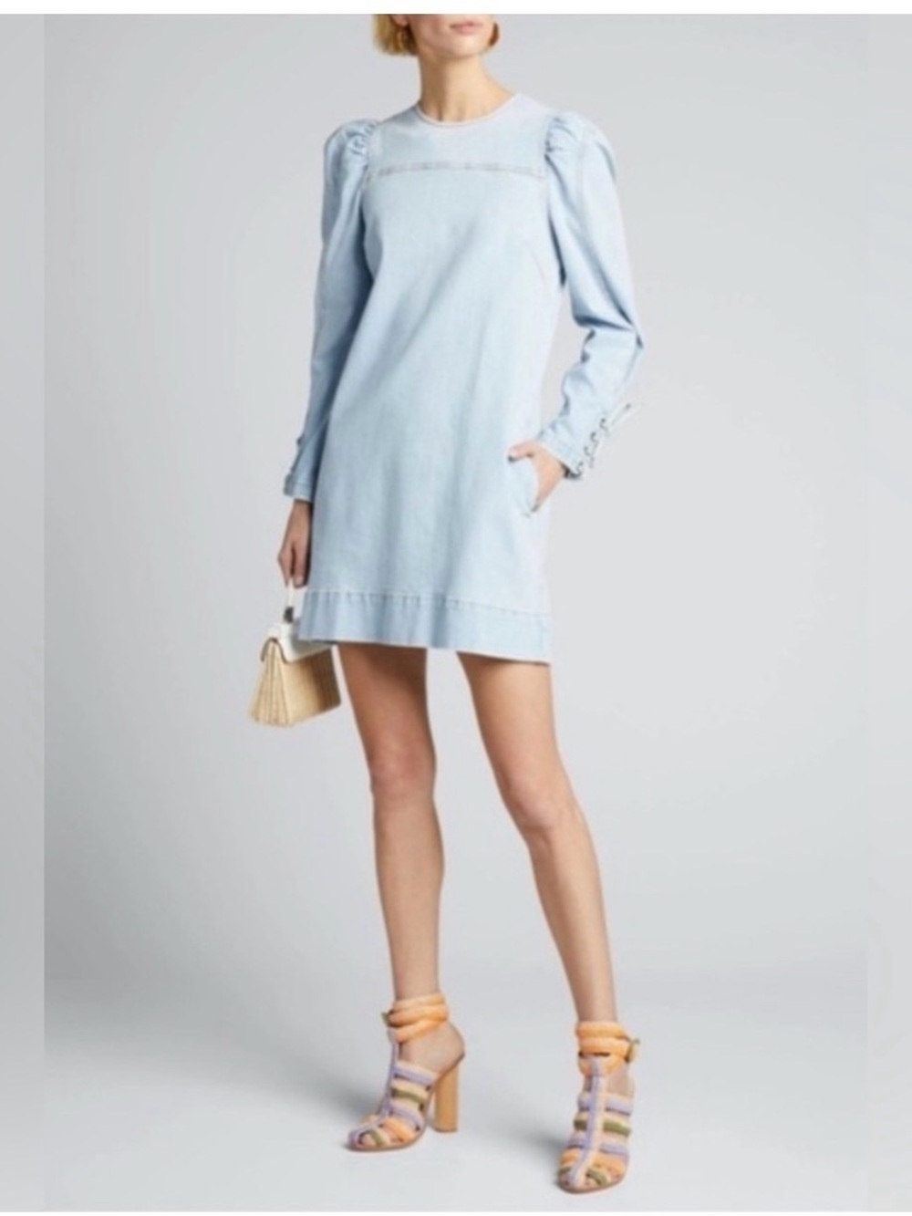 NWOT Ulla Johnson Denim Manon Mini Dress